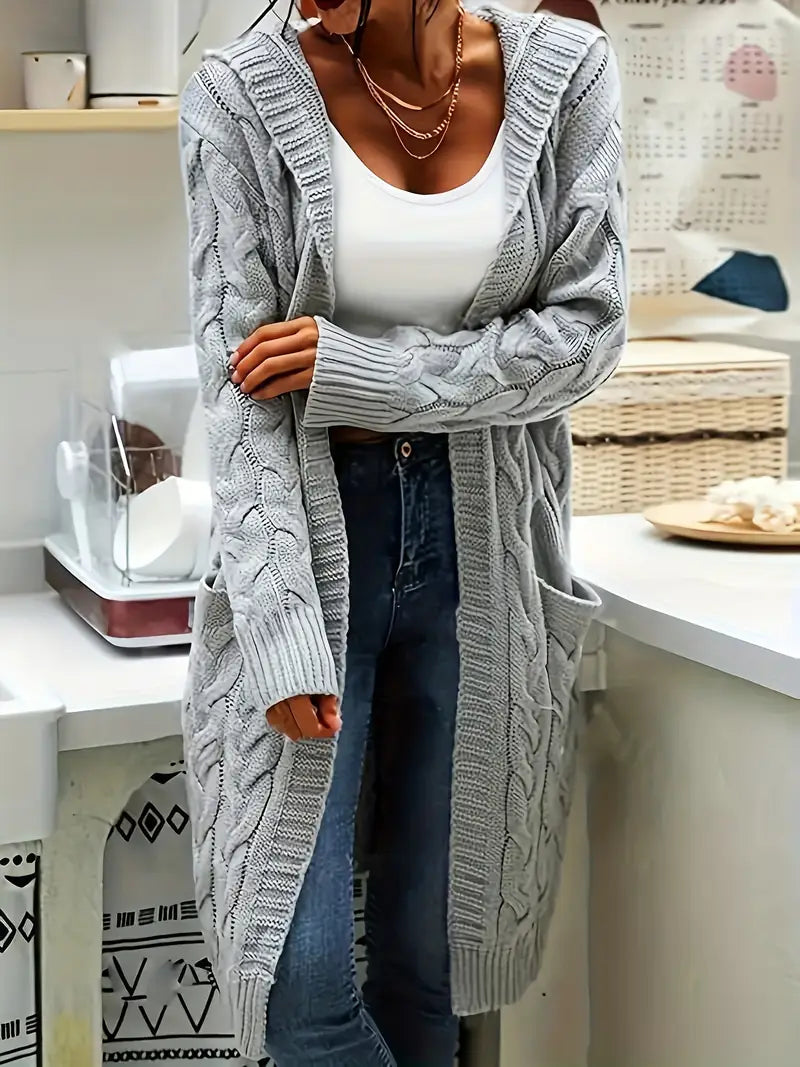 Valerie | Casual  Long Knit Cardigan
