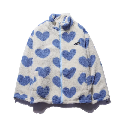 Ava | Double-Sided Heart Coat