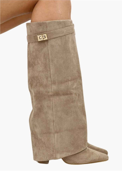 Savannah | Suede Cowboy Boots