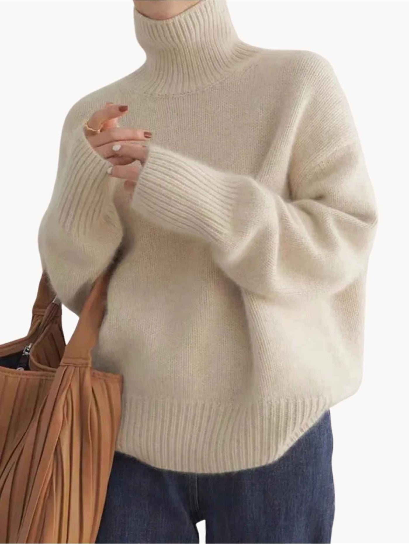 Mariam | Cashmere Turtleneck Jumper