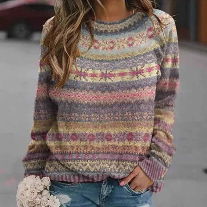 Dominique | Retro Winter Sweater